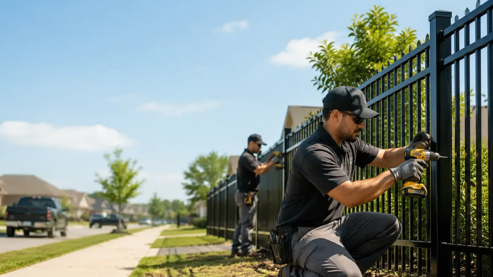 Metal Fence Installation in Rochester, NY